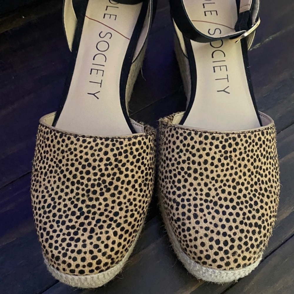Sole Society espadrille wedges 7.5